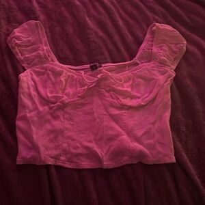 White summer crop top
